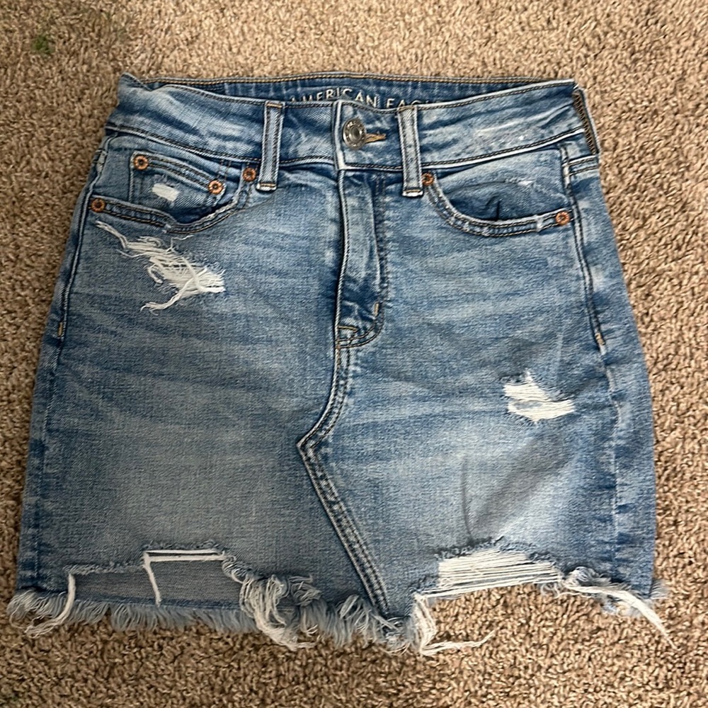 American eagle size 0 women’s jean skirt